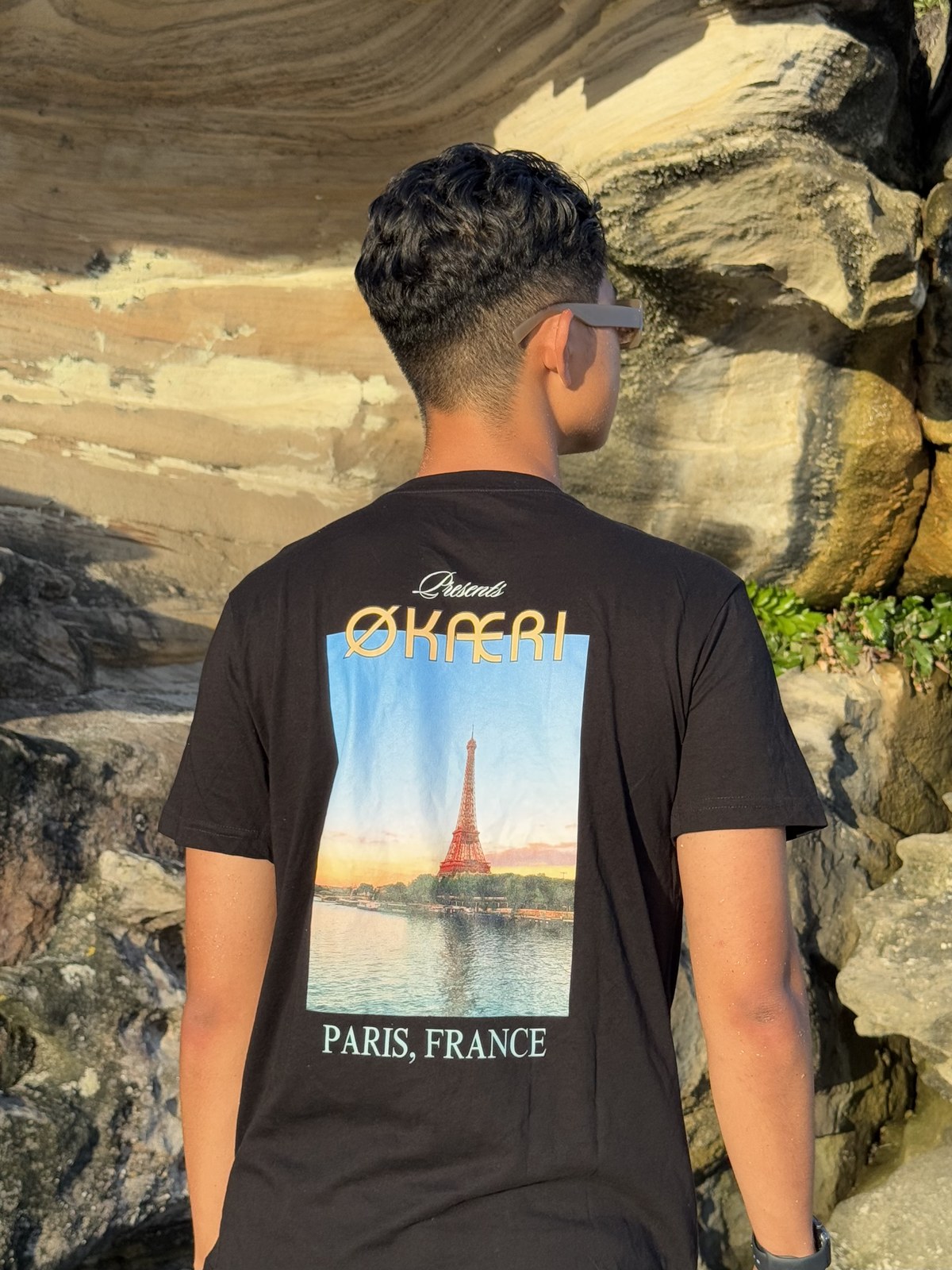 ØKÆRI Paris, France t-shirt — back print