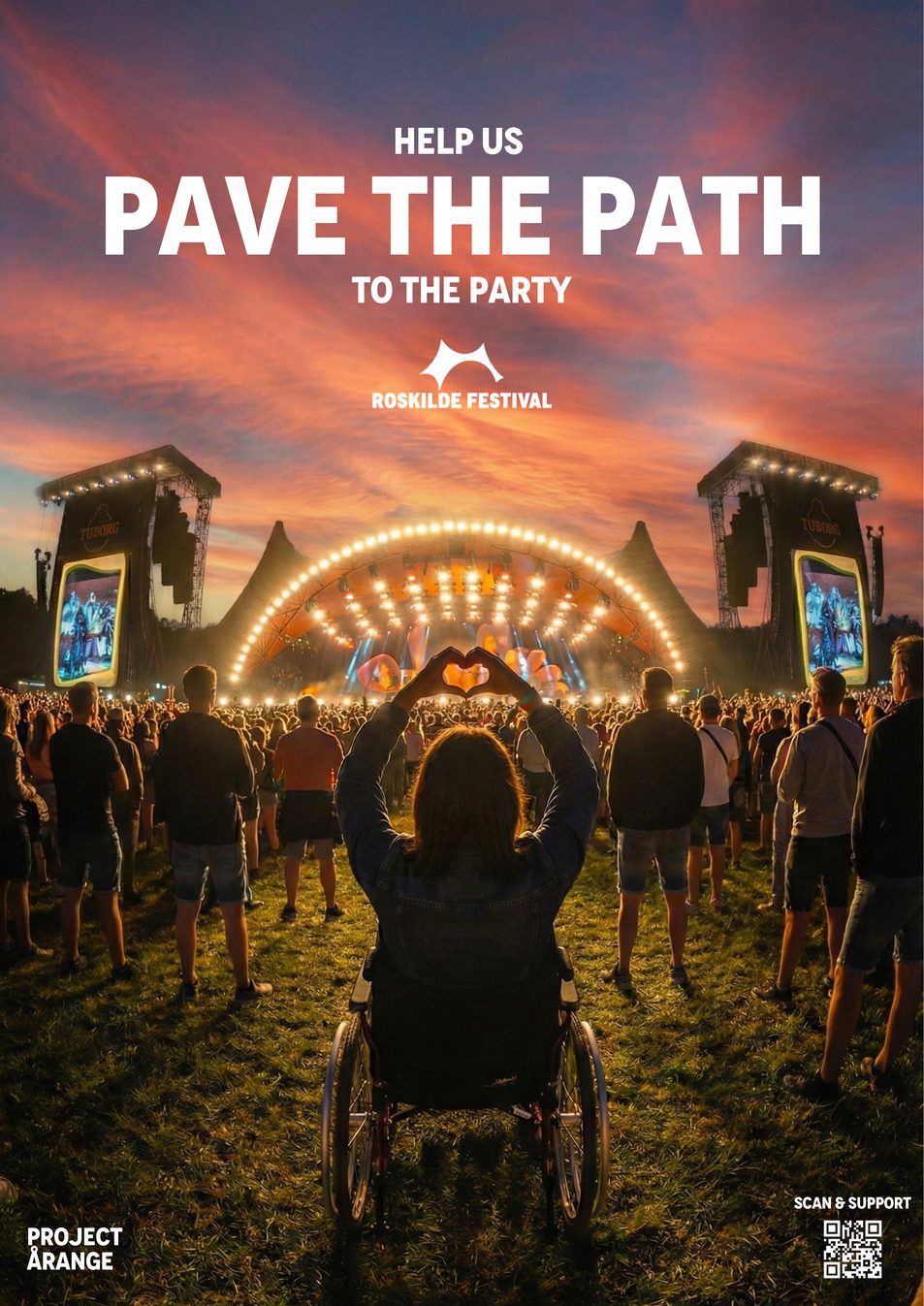 Project Årange poster — Pave the Path to the Party